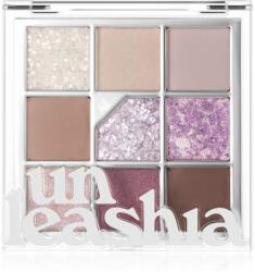 UNLEASHIA Glitterpedia Eye Palette szemhéjfesték paletta árnyalat All of Lavender Fog 6, 6 g