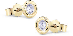 Cutie Jewellery Gyengéd arany fülbevaló cirkónium kővel Z5024-20-10-X-1 - vivantis