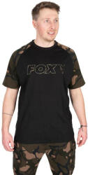 FOX BLACK/CAMO OUTLINE T-SHIRT - póló (CFX267)
