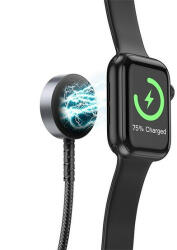 hoco. CW54 wireless töltő 2in1, ( Apple Watch + töltőkábel ) fekete - pixelrodeo