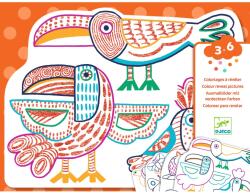 DJECO Meglepetés színező - Vadállatok - Djeco kreatív szett