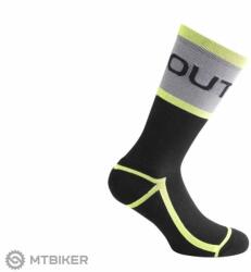 Dotout Prime zokni, fekete/fluo sárga (L/XL)