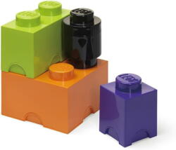 Room Copenhagen LEGO memory block multi pack 4 pieces, storage box (orange, size L) (40150800)
