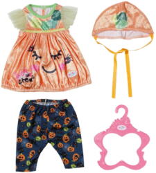 Zapf Creation BABY born Halloween pumpkin dress, doll accessories (43 cm) (834275) - vexio Papusa