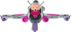 Spin Master Spin Master Paw Patrol: The Mighty Movie, Skye's Deluxe Superhero Jet incl. Skye Figure, Toy Vehicle (Silver/Pink) (6067498) - vexio Papusa