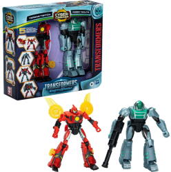 Hasbro Transformers EarthSpark Cyber-Combiner Terran Twitch and Robby Malto, toy figure (F84385L0) - vexio Papusa