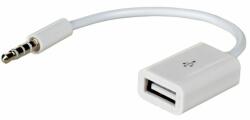 Akyga AK-AD-24 USB/MiniJack 15cm Adapter White (AK-AD-24) - pcland