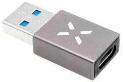FIXED alumínium USB-C - USB-A adapter szürke (FIXA-CU-GR)