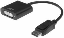 ACT AC7510 DisplayPort - DVI-I (Dual Link) (24+5) adapter Black (AC7510)