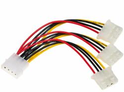 Akyga AK-CA-40 Molex/3xMolex adapter cable 0, 15m (AK-CA-40) - pcland