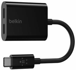 Belkin Connect USB-C Audio + Charge Adapter Black (F7U081btBLK)