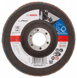 Bosch Disc de slefuire evantai BOSCH X571 pentru metal , D 125 mm; G 80, cu degajare (2 608 606 924)