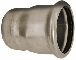 Bänninger 15mm kupak, INOX (rozsdamentes), SS 304, Hőszivattyús és fűtési rendszerekhez