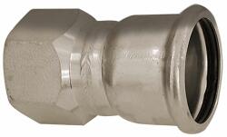 Bänninger 35mm*1˝ BM csatlakozó, INOX (rozsdamentes), SS 304, Hőszivattyús és fűtési rendszerekhez