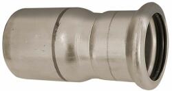 Bänninger 28mm*22mm KB szűkítő idom, INOX (rozsdamentes), SS 304, Hőszivattyús és fűtési rendszerekhez