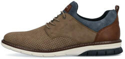 RIEKER Pantofi barbati, Rieker, 14450-64-Bej, casual, piele ecologica, cu talpa joasa, bej (Marime: 43)
