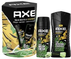 Axe Green Mojito & Cedarwood Men Gift Set ( Deodorant spray 150 ml + Shower Gel 250 ml + Shoelaces )