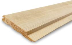Hs Timber Production Lambriu de lemn rasinoase dimensiuni 12.5x96 mm lungime 3 m calitate AB grosime 12.5 mm culoare brad/pin natur
