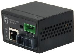 LevelOne LevelOne IEC-4001 hálózati média konverter 100 Mbit/s Multi-mode Fekete (IEC-4001) (IEC-4001)