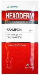  Eurowet Eurovet Hexoderm sampon kutyáknak és macskáknak 20x20ml
