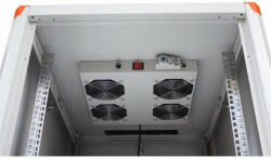 Legrand Rackszekrény ventilátor 19"- 4 ventilátor, termosztát, 32