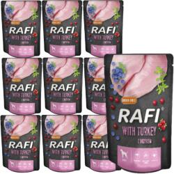  Dolina Noteci Rafi pulykával kutyáknak - tasak 10x300g (fekete csomag)