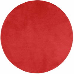 vidaXL OVIEDO piros rövid szálú szőnyeg Ø 120 cm 375633