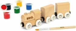 BRIO Set creativ de tren și rechizite pentru pictură (OLP102236006)