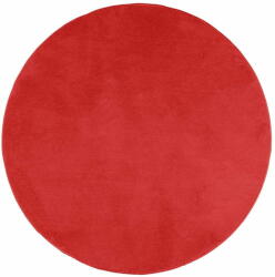 vidaXL OVIEDO piros rövid szálú szőnyeg Ø 280 cm 375637