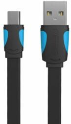 Vention Płaski kabel USB 2.0 A do Mini 5 pinowy Vention VAS-A14-B050 2A 0, 5m czarny (VAS-A14-B050)