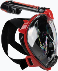 CRESSI Masca de snorkel Cressi Duke Dry Full Face negru/roșu XDT005058