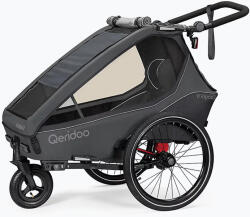 Qeridoo Remorcă pentru bicicletă Qeridoo Kidgoo 1 dark steel grey