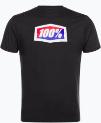 100% Tricou de ciclism pentru bărbați 100% Official Tee negru 20000-00006