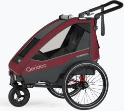 Qeridoo Remorcă pentru bicicletă Qeridoo Sportrex 2 cayenne red