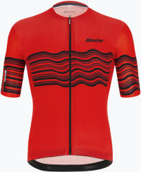 Santini Tricou de ciclism pentru bărbați Santini Tono Profilo roșu 2S9404075TONOPROFRSS
