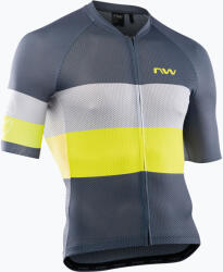 Northwave Tricou de ciclism pentru bărbați Northwave Blade Air gri-galben 89221014