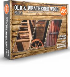  Festékkészlet AK - Old & weathered wood vol 1