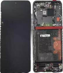 Huawei 02355END Gyári Huawei Mate 50 LCD kijelző érintővel, Fekete kerettel előlap, akkumlátorral (02355END)