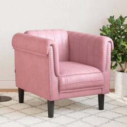 vidaXL rózsaszín bársony kanapéfotel (372568) - pepita
