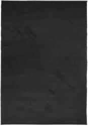 vidaXL OVIEDO fekete rövid szálú szőnyeg 120 x 170 cm 375556