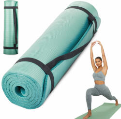 Jógamatrac / fitness szőnyeg 180x60cm, zöld (v14186_Z)