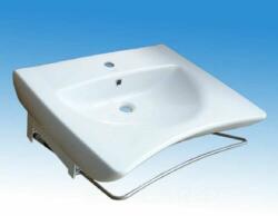 B&K Porcelán mosdó mozgáskorlátozott felhasználók részére, pneumatikus döntőberendezéssel 660x550 mm (TH410AI0000002)