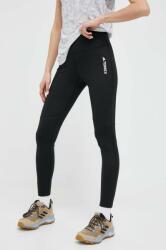adidas TERREX sport legging Multi fekete, női, sima, HM4008 - fekete 34