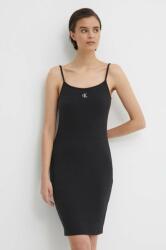 Calvin Klein ruha fekete, mini, testhezálló - fekete M - answear - 21 990 Ft