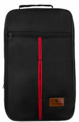 Peterson Wizzair, Ryanair fekete-piros fedélzeti táska, hátizsák 40 x 25 x 20 cm (Z-79497602)
