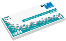 Info Notes Öntapadós jegyzettömb Info Notes 125x75 mm 100 lapos antimikrobiális fehér (5155-08)