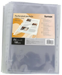 Fornax Genotherm lefűzhető A4, 100 micron, víztiszta Fornax 100 dbcsomag, (000008796)