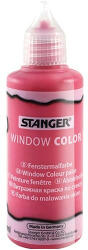 Stanger Kreatív üvegmatrica festék Stanger 80 ml cseresznyepiros (300013)