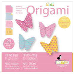 Fridolin Origami Fridolin Kids Pillangó 15x15 cm 20 lap/csomag (11376)