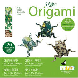 Fridolin Origami Fridolin Funny Béka 20x20 cm 20 lap/csomag (11334)
